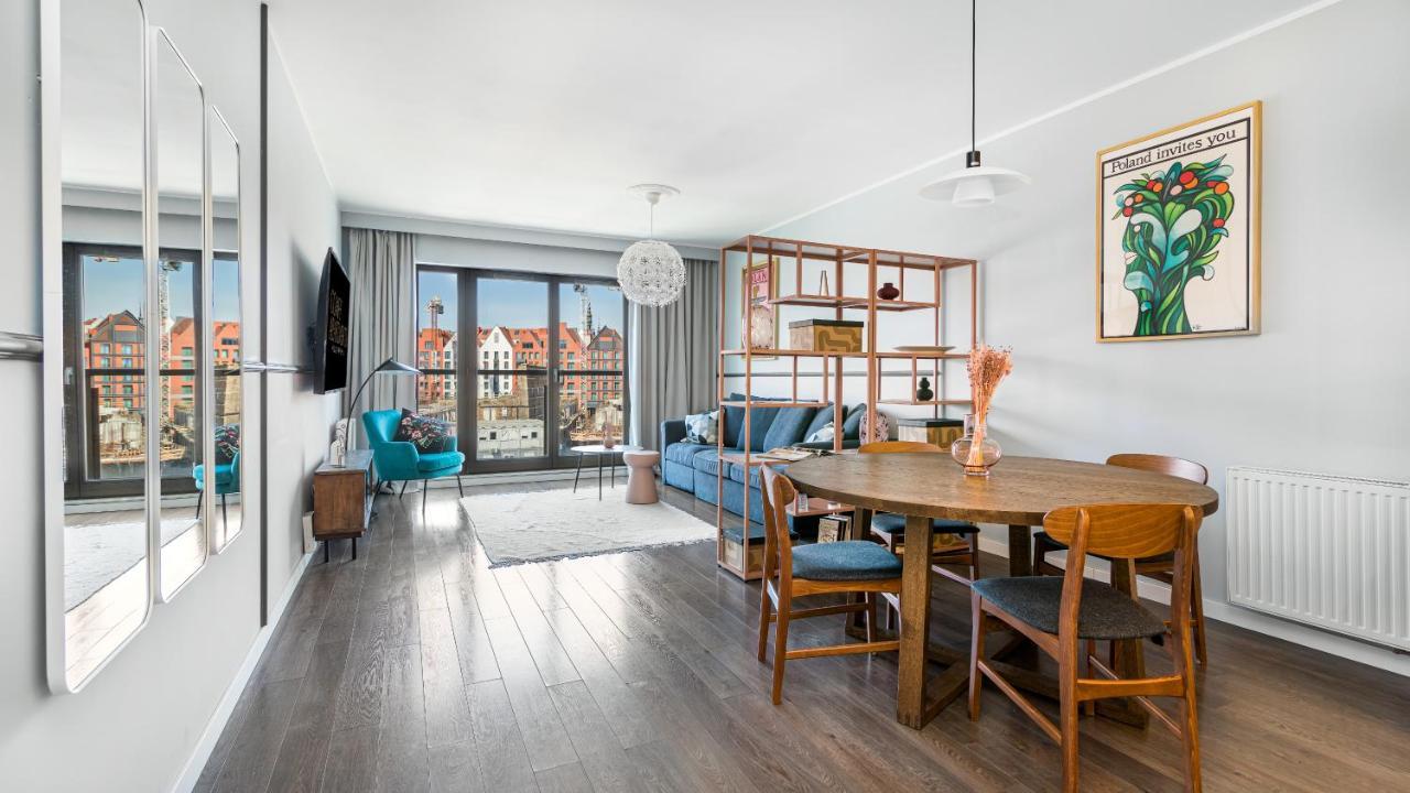 Waterlane W Oknami Na Rzeke - Marina View - Comfy Apartments 格但斯克 外观 照片